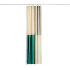 HAY Cortina de baño Check 180x200 cm, Green Verde