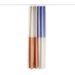 Best HAY Cortina de baño Check 180x200 cm, Blue Azul