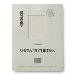 Humdakin Cortina de baño 150x200 cm, Shell Beige