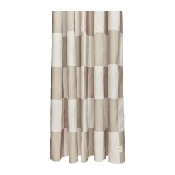Discount OYOY Cortina de ducha Chess 180x180 cm, Clay-offwhite Beige