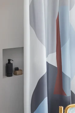 Mette Ditmer Cortina de ducha Gallery 150x200 cm, Light grey Gris