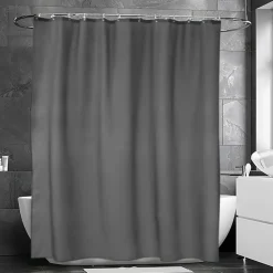 New Etol Design Cortina de ducha Match 200 x 240 cm, extra alto (grafito) Gris