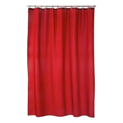 Hot Etol Design Cortina de ducha Match 200 x 240 cm, extra alto Rojo