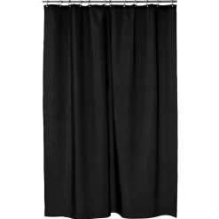 Hot Etol Design Cortina de ducha Match 200 x 240 cm, extra alta Negro