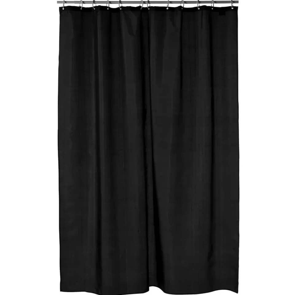 Hot Etol Design Cortina de ducha Match 200 x 240 cm, extra alta Negro