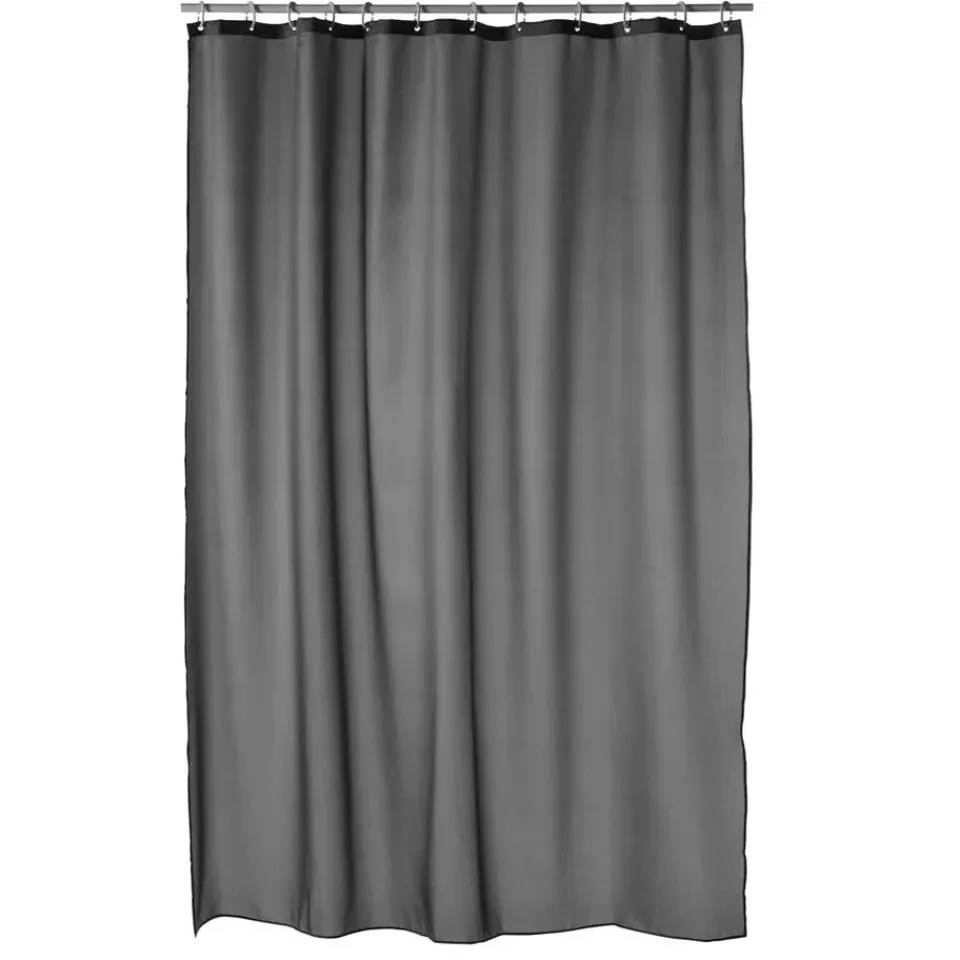 New Etol Design Cortina de ducha Match, grafito Gris