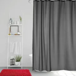 New Etol Design Cortina de ducha Match, grafito Gris