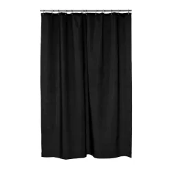Best Etol Design Cortina de ducha Match, Negro