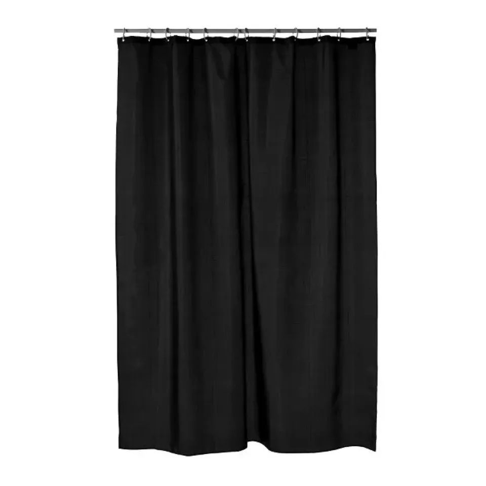 Best Etol Design Cortina de ducha Match, Negro