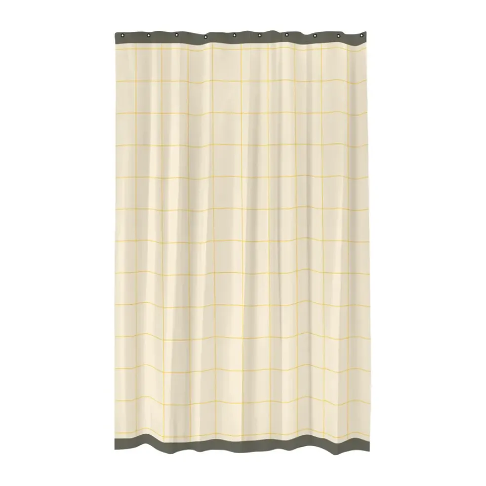 New Mette Ditmer Cortina de ducha Mesh 150x200 cm, Yellow Amarillo