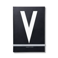 Discount Design Letters Cuaderno de notas , V Negro