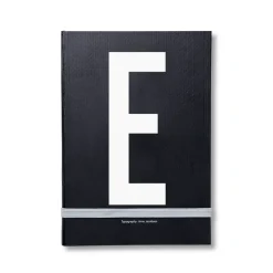 Outlet Design Letters Cuaderno de notas , E Negro