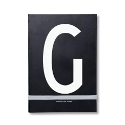 Discount Design Letters Cuaderno de notas , G Negro