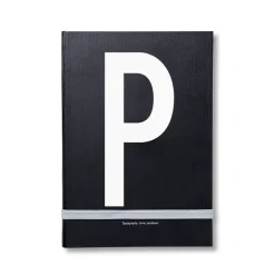 Outlet Design Letters Cuaderno de notas , P Negro