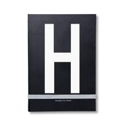 Best Design Letters Cuaderno de notas , H Negro