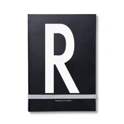 Sale Design Letters Cuaderno de notas , R Negro
