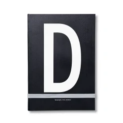 Outlet Design Letters Cuaderno de notas , D Negro
