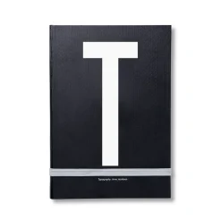 Design Letters Cuaderno de notas , T Negro