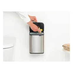 Sale Brabantia Cubo de basura Bo 4 L, Acero cepillado mate Plateado
