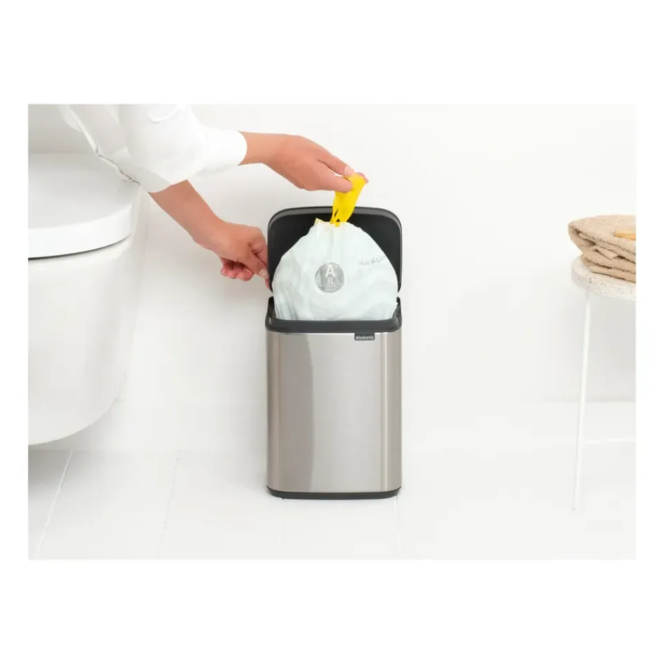 Sale Brabantia Cubo de basura Bo 4 L, Acero cepillado mate Plateado