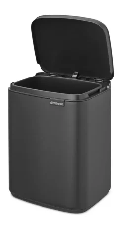 Clearance Brabantia Cubo de basura Bo 7 L, Mineral Infinite Grey Gris