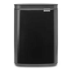 Brabantia Cubo de basura Bo 4 L, mate Negro