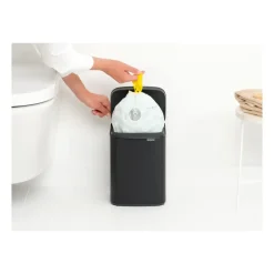 Brabantia Cubo de basura Bo 4 L, mate Negro
