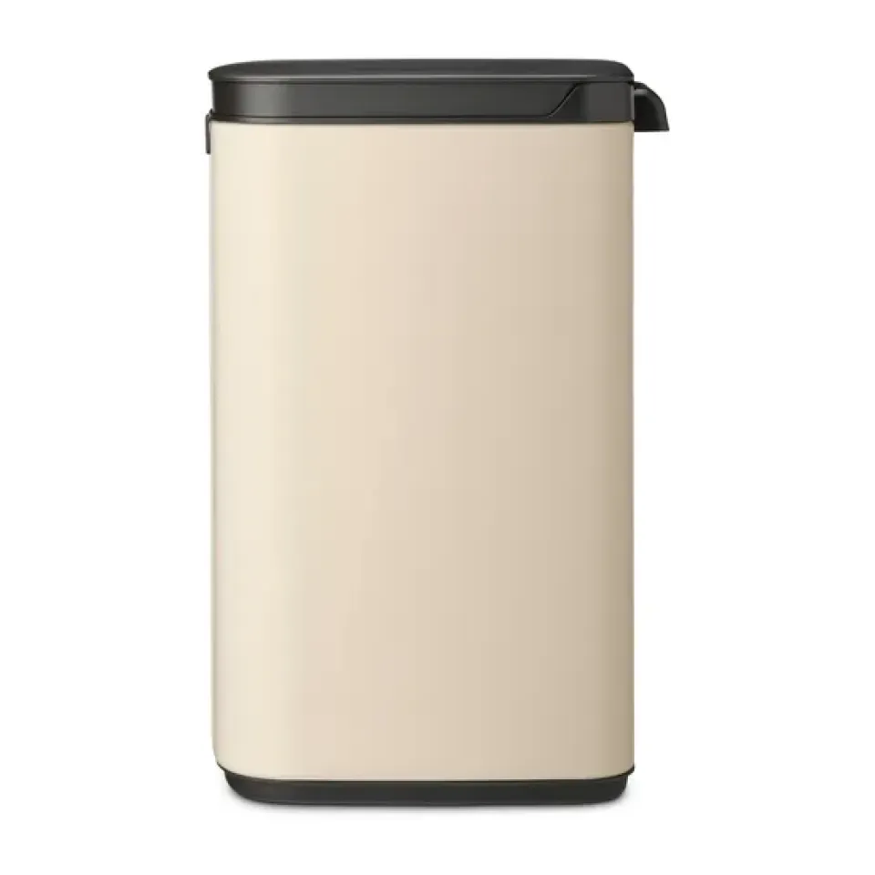 Best Brabantia Cubo de basura Bo 7 L, Soft Beige Marrón