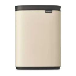 Outlet Brabantia Cubo de basura Bo 4 L, Soft Beige Marrón