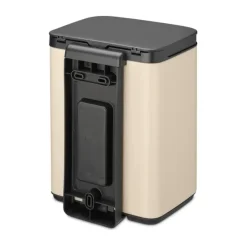 Outlet Brabantia Cubo de basura Bo 4 L, Soft Beige Marrón