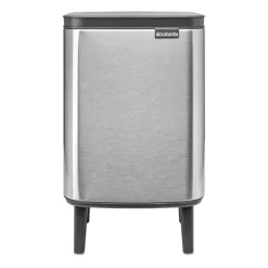 Discount Brabantia Cubo de basura Bo alto 7 L, Acero cepillado mate Plateado