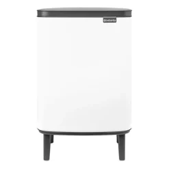 New Brabantia Cubo de basura Bo alto 12 L, Blanco