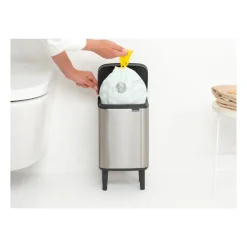 Online Brabantia Cubo de basura Bo alto 4 L, Acero cepillado mate Plateado