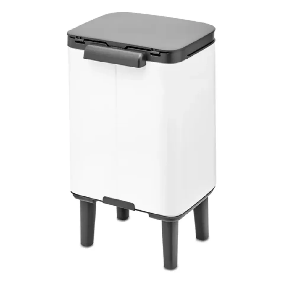 Clearance Brabantia Cubo de basura Bo alto 4 L, Blanco