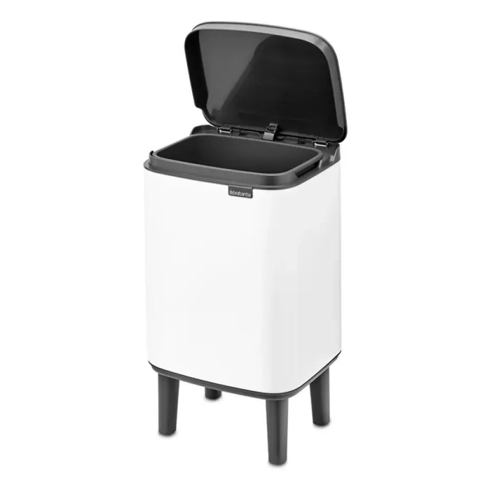 Clearance Brabantia Cubo de basura Bo alto 4 L, Blanco