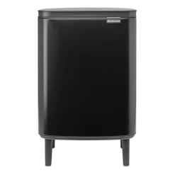Best Brabantia Cubo de basura Bo alto 12 L, mate Negro