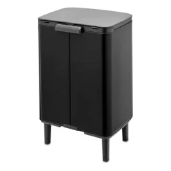 Best Brabantia Cubo de basura Bo alto 12 L, mate Negro