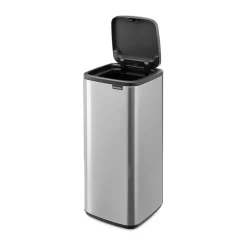 Best Brabantia Cubo de basura Bo Touch Bin 30 L, Acero mate antihuellas Plateado
