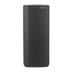 Brabantia Cubo de basura Bo Touch Bin 30 L, Mineral Infinite Grey Gris