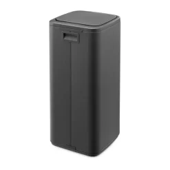 Brabantia Cubo de basura Bo Touch Bin 30 L, Mineral Infinite Grey Gris