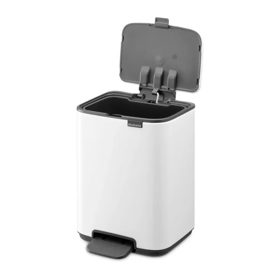 Sale Brabantia Cubo de basura con pedal Bo 4 L, Blanco