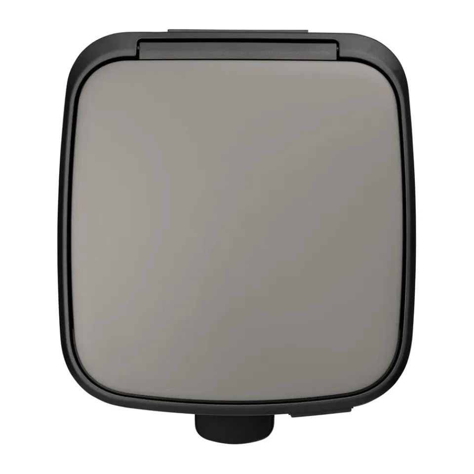 New Brabantia Cubo de basura con pedal Bo 30 L, Platino Gris