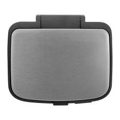 Brabantia Cubo de basura con pedal Bo 7 L, Acero mate antihuellas Plateado