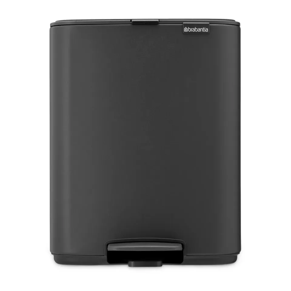 Discount Brabantia Cubo de basura con pedal Bo 12 L, Mineral Infinite Grey Gris