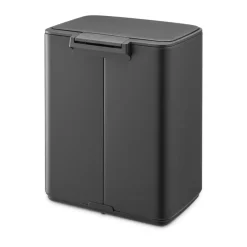 Discount Brabantia Cubo de basura con pedal Bo 12 L, Mineral Infinite Grey Gris