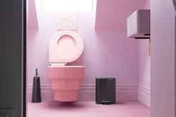 New Brabantia Cubo de basura con pedal Bo 7 L, mate Negro