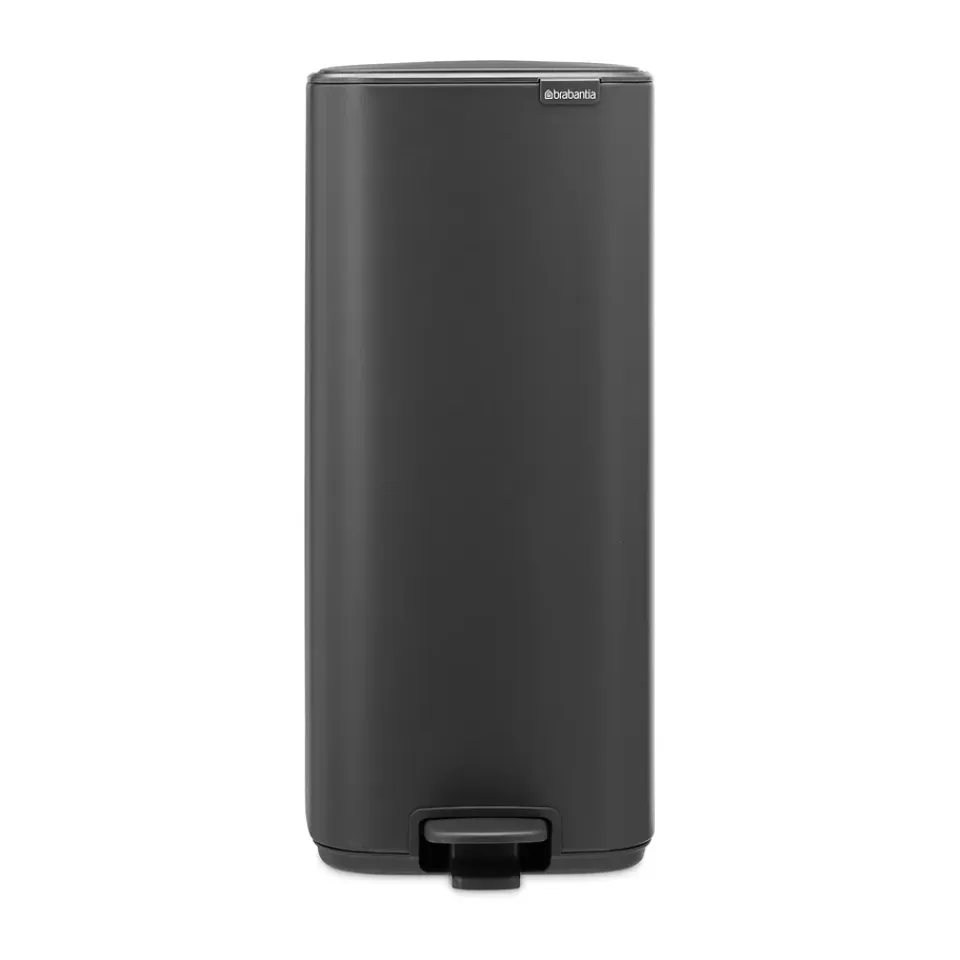 Best Brabantia Cubo de basura con pedal Bo 30 L, Mineral Infinite Grey Gris