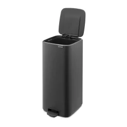 Best Brabantia Cubo de basura con pedal Bo 30 L, Mineral Infinite Grey Gris