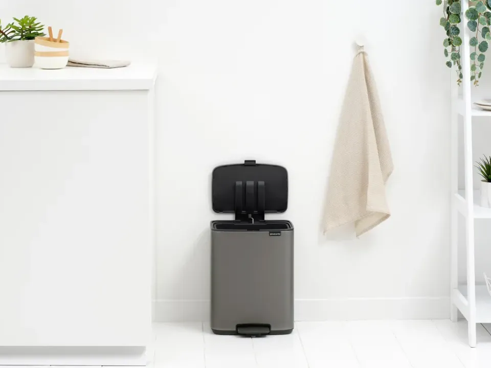 Online Brabantia Cubo de basura con pedal Bo 12 L, Platino Gris