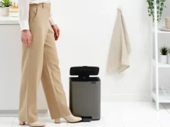 Online Brabantia Cubo de basura con pedal Bo 12 L, Platino Gris